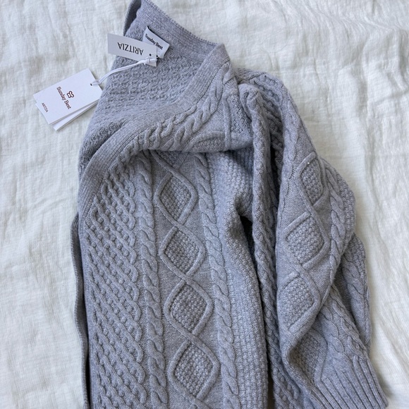 Aritzia Sunday Best Cable Knit Peggy Cardigan - Picture 2 of 6